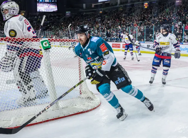 Second period action from Belfast