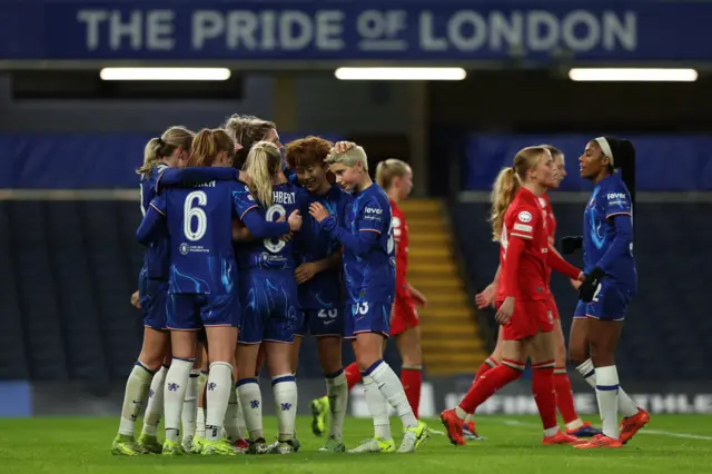 Chelsea celebrate