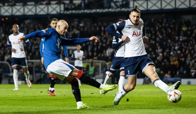 Cerny in action this evening
