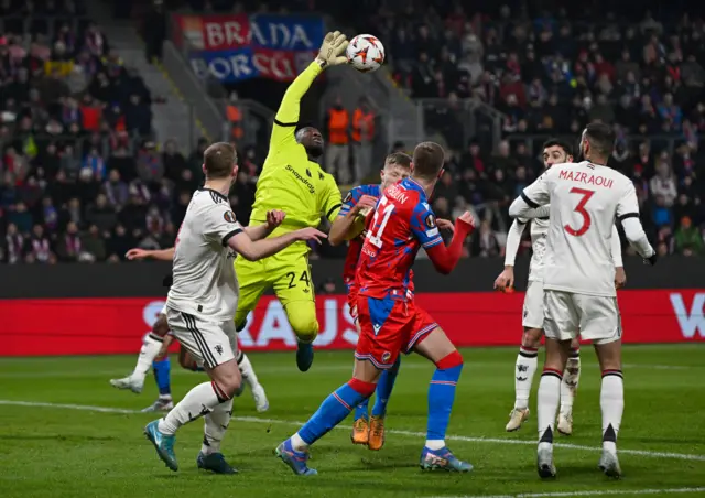 Manchester United's Andre Onana in action