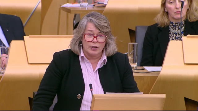 Michelle Thomson asks John Swinney a question