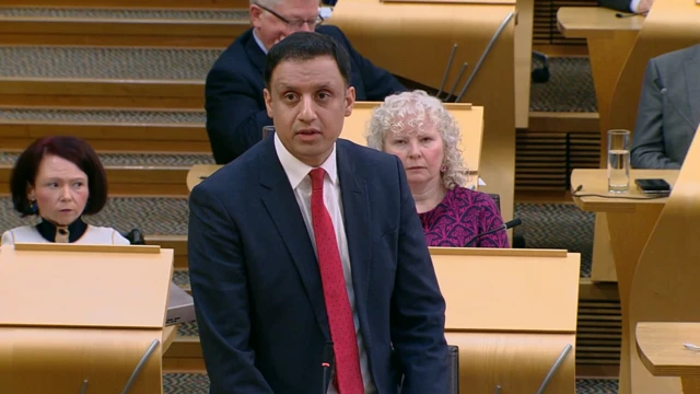 Anas Sarwar address John Swinney
