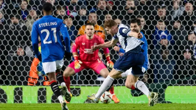 FT: Rangers 1-1 Tottenham Hotspur