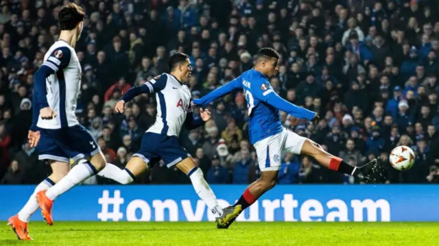 FT: Rangers 1-1 Tottenham Hotspur