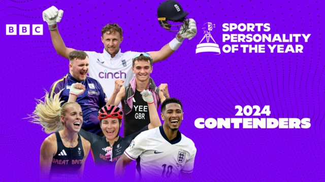 SPOTY graphic: Luke Littler, Joe Root, Alex Yee, Keely Hodgkinson, Sarah Storey, Jude Bellingham