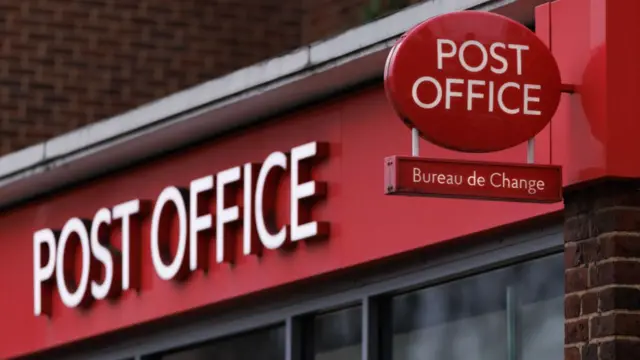 A general view of a Post Office sign in Kennington on January 08, 2024 in London, England. Between 1999 and 2015, more than 700 Post Office branch managers received criminal convictions, and some were sent to prison, when a faulty computer system called Horizon made it appear that money was missing from their sites.