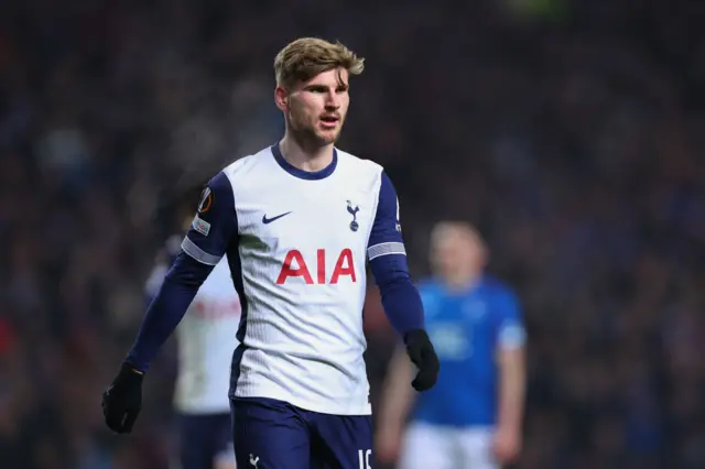 Timo Werner looks on