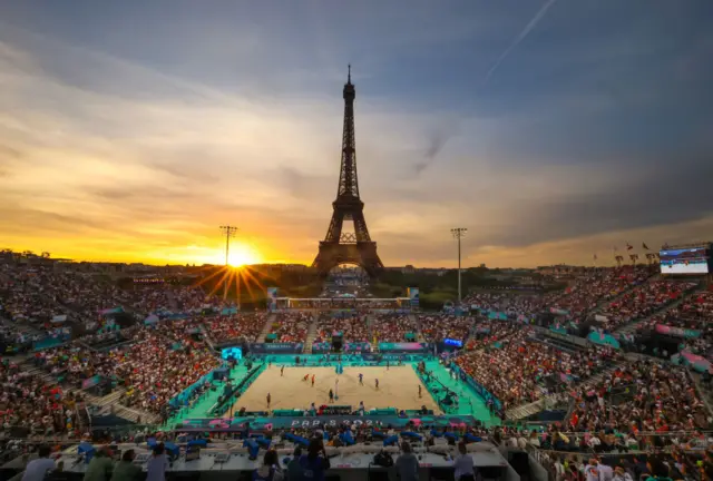 Paris beach volleyball