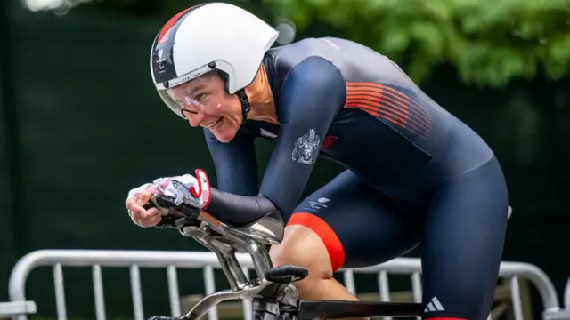 Sarah Storey competing at Paralympics