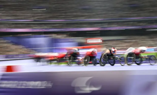 GB's David Weir competes at Paralympics in Paris