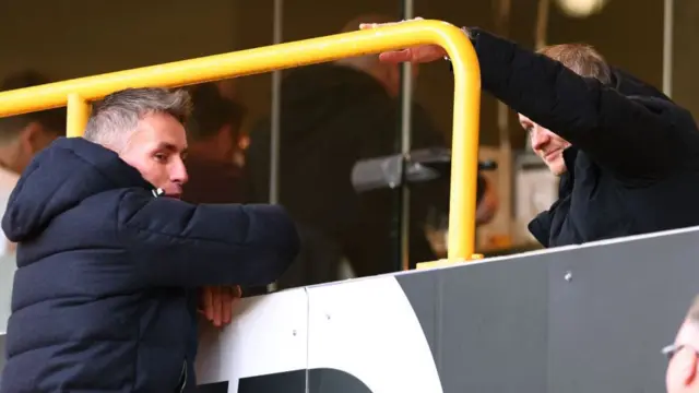 Ipswich Town Manager Kieran McKenna with Ole Gunnar Solskjær