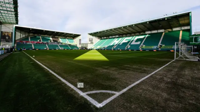 A general view of Easter Road