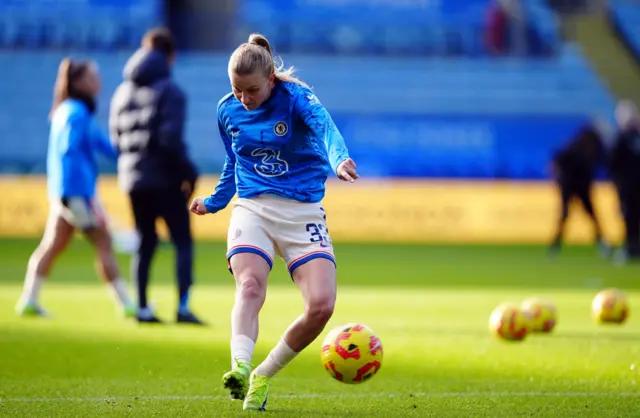 Beever-Jones shoots in the warm up