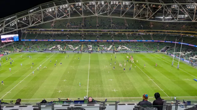 The Aviva Stadium before Leinster versus Clermont