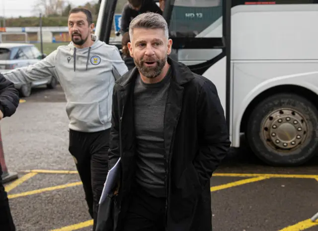 St Mirren manager Stephen Robinson