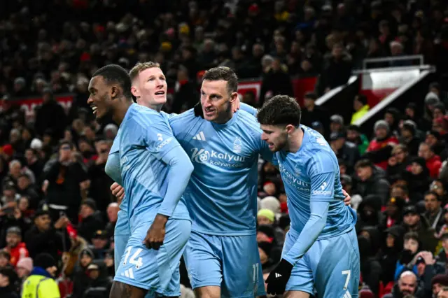 Nottingham Forest celebrate