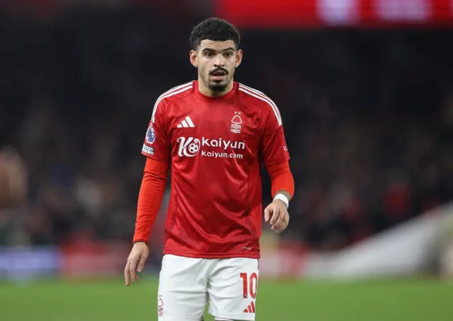 Nottingham Forest midfielder Morgan Gibbs-White