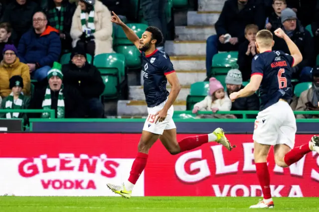 Ross County players celebrate