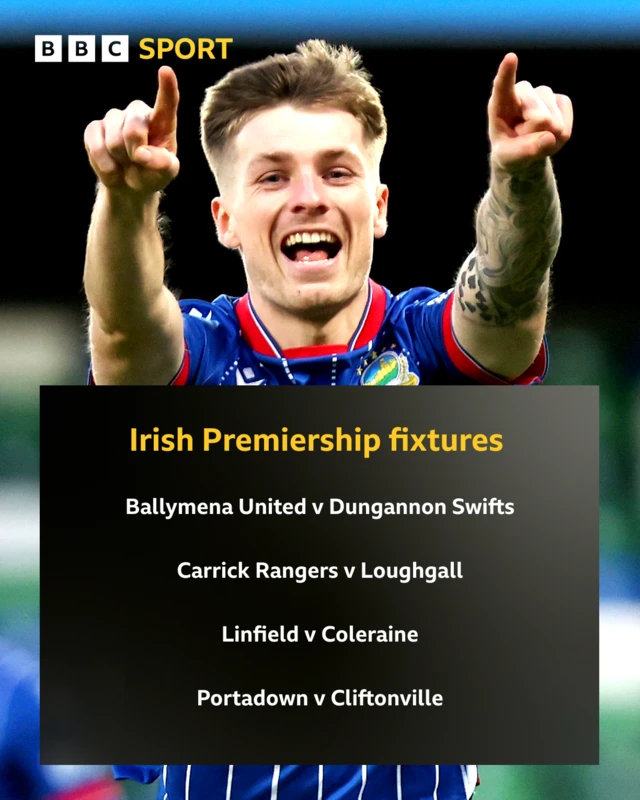 Irish Premiership fixtures