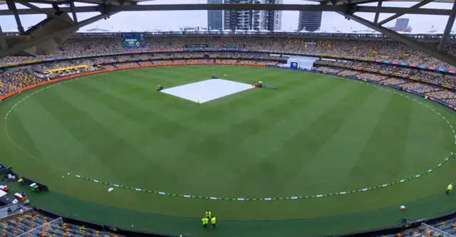 A wide angle view of the ground in Brisbane