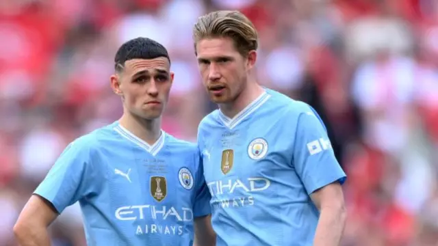 Phil Foden and Kevin de Bruyne