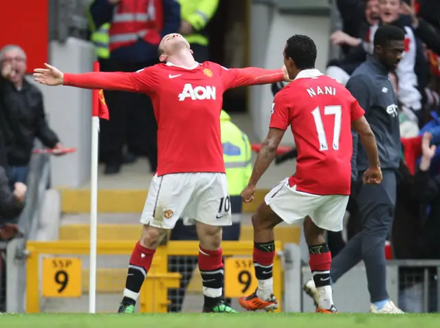 Wayne Rooney celebration