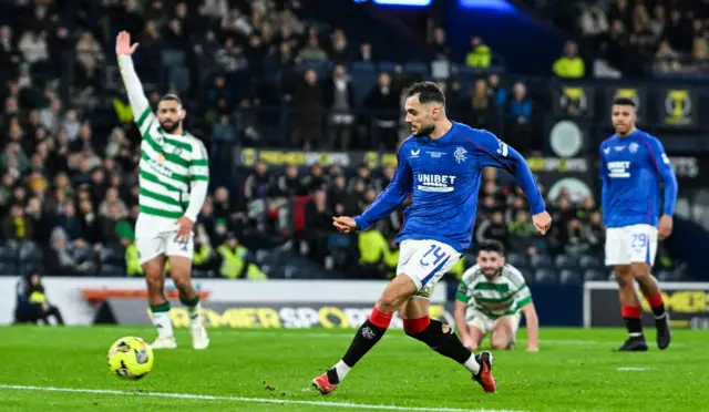 Nedim Bajrami slots Rangers in front