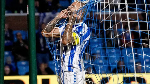 Kilmarnock's Kyle Vassell during a UEFA Conference League playoff second leg match between Kilmarnock and FC Copenhagen at Rugby Park