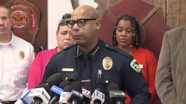 Chief Barnes addresses the media