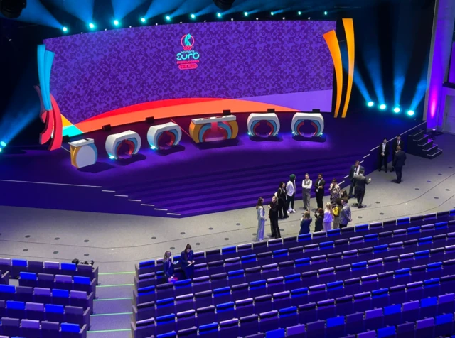 Euro 2025 draw theatre