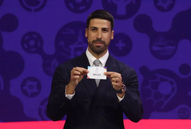 Sami Khedira pulls out the card of Wales