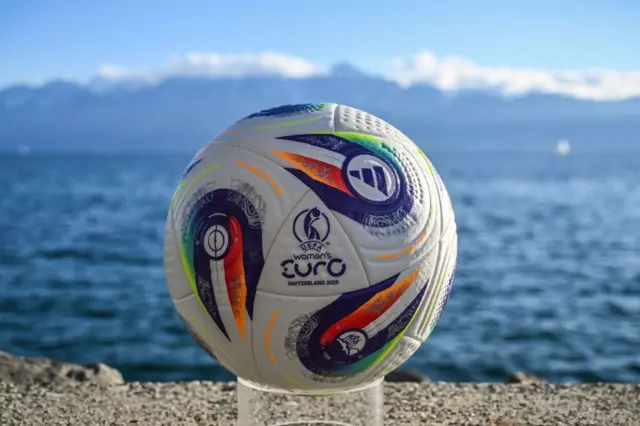 General view of Konektis the UEFA Women's Euro 2025 Match Ball