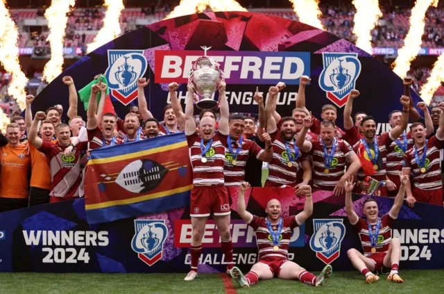 Wigan Warriors win Challenge Cup