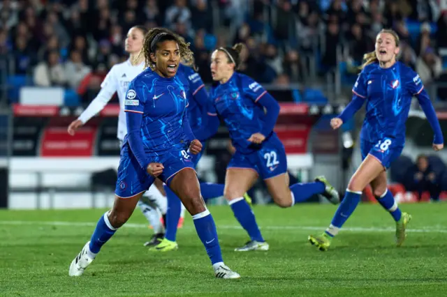 Catarina Macario of Chelsea FC celebrates