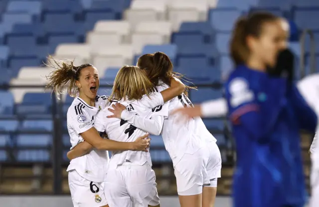 Real Madrid's Caroline Weir celebrates