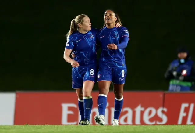 Catarina Macario of Chelsea celebrates