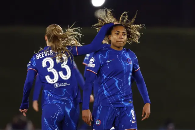 Chelsea celebrate a goal