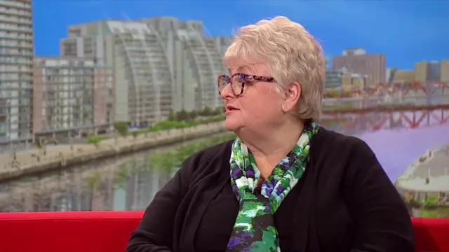 Jan Fulster speaking in the BBC Breakfast studio