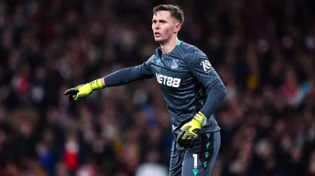 Crystal Palace goalkeeper Dean Henderson