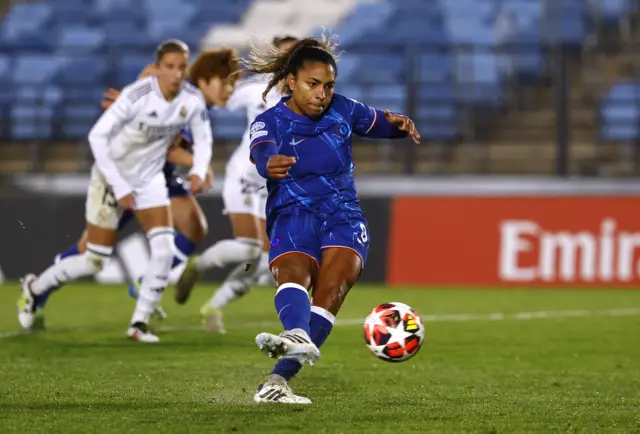 Catarina Macario scores for Chelsea