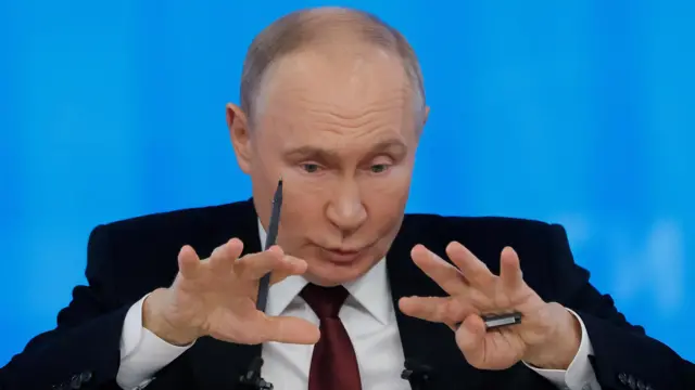 Vladimir Putin at his end of year speech