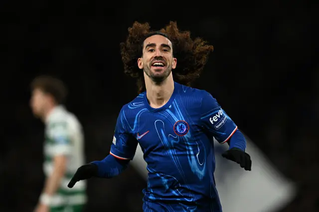 Marc Cucurella of Chelsea celebrates