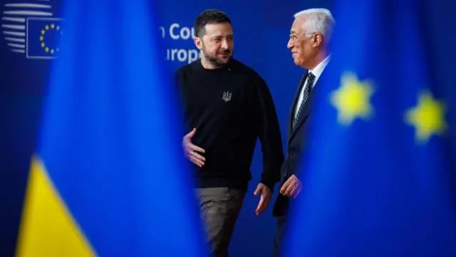 Zelensky in Brussels on Thursday