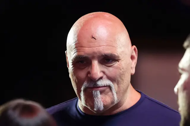 A cut on the head of John Fury