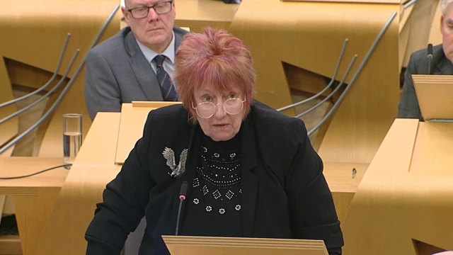 Christine Grahame asks John Swinney her question