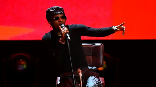 Wizkid performs on stage during The Fashion Awards 2024 presented by Pandora at Royal Albert Hall on December 02, 2024 in London, England