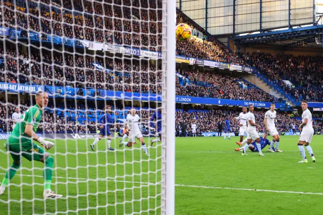 Cole Palmer scores against Aston Villa