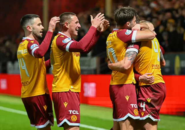 Motherwell celebrate