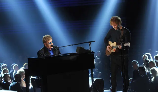 Ed Sheeran and Elton John