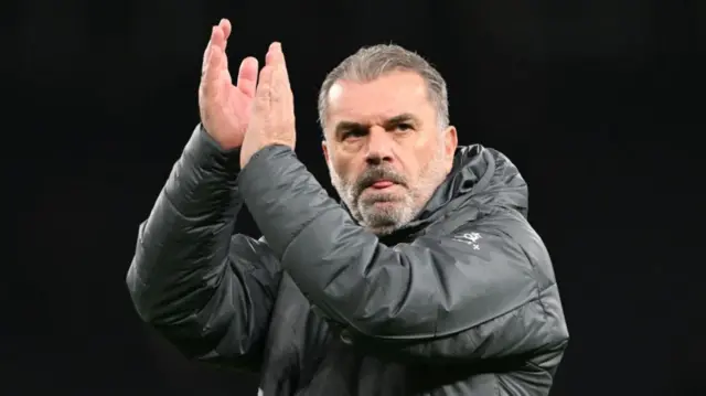 Ange Postecoglou claps fans